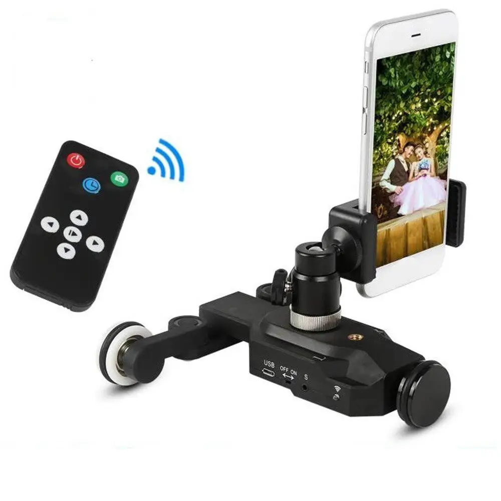 3-Wheels Wirelesss Video Camera Auto Dolly Track Slider Car Rail for DSLR Cameras Camcorders |