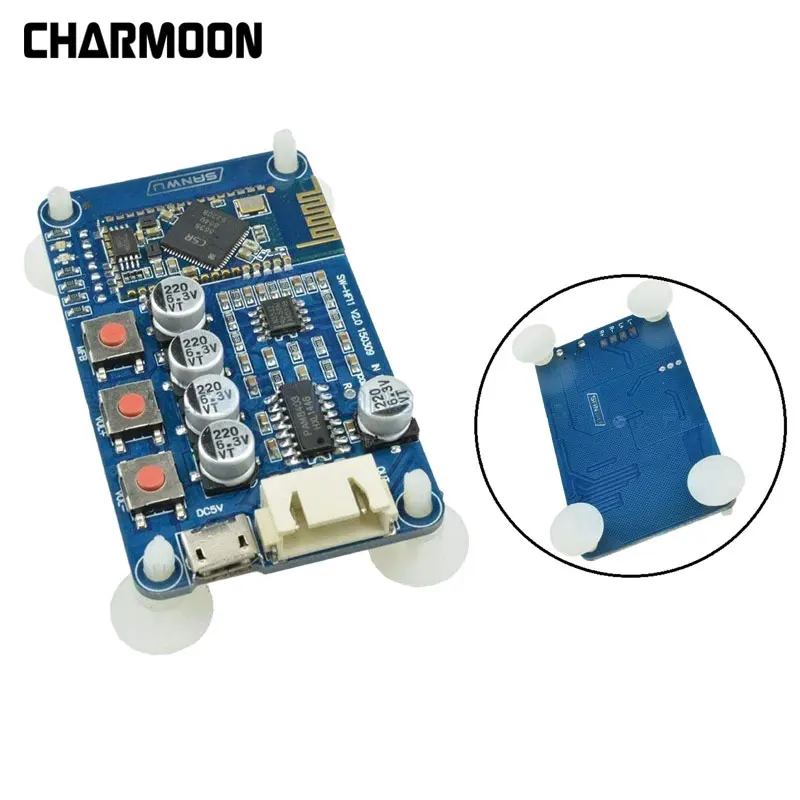 Плата цифрового аудио ресивера CSR8635 PAM8403 с поддержкой Bluetooth 4 0 и мини USB|ЦАП| |