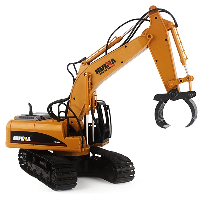HUINA 1570 1:14 2 4 GHz 16CH RC машина для захвата бревен из сплава с самостоятельными руками