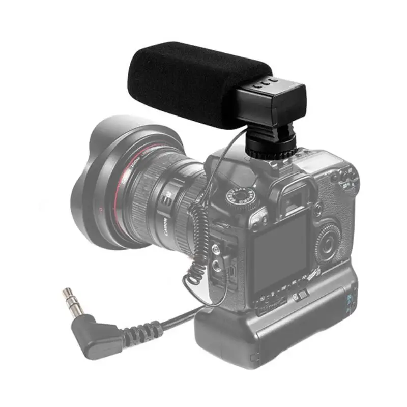 MIC 02 внешний стерео микрофон для камеры Nikon D7500 D7200 D5600 D5500|Микрофоны| |