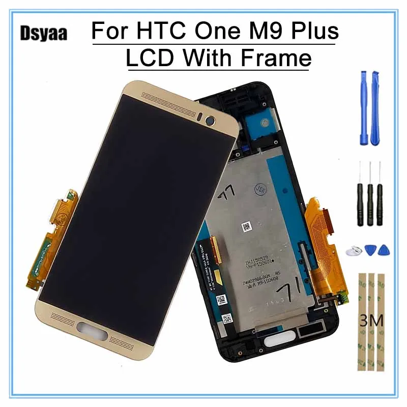 ЖК дисплей для 5 2 &quotHTC One M9 Plus + M9pw с рамкой дигитайзер экран сенсорная панель