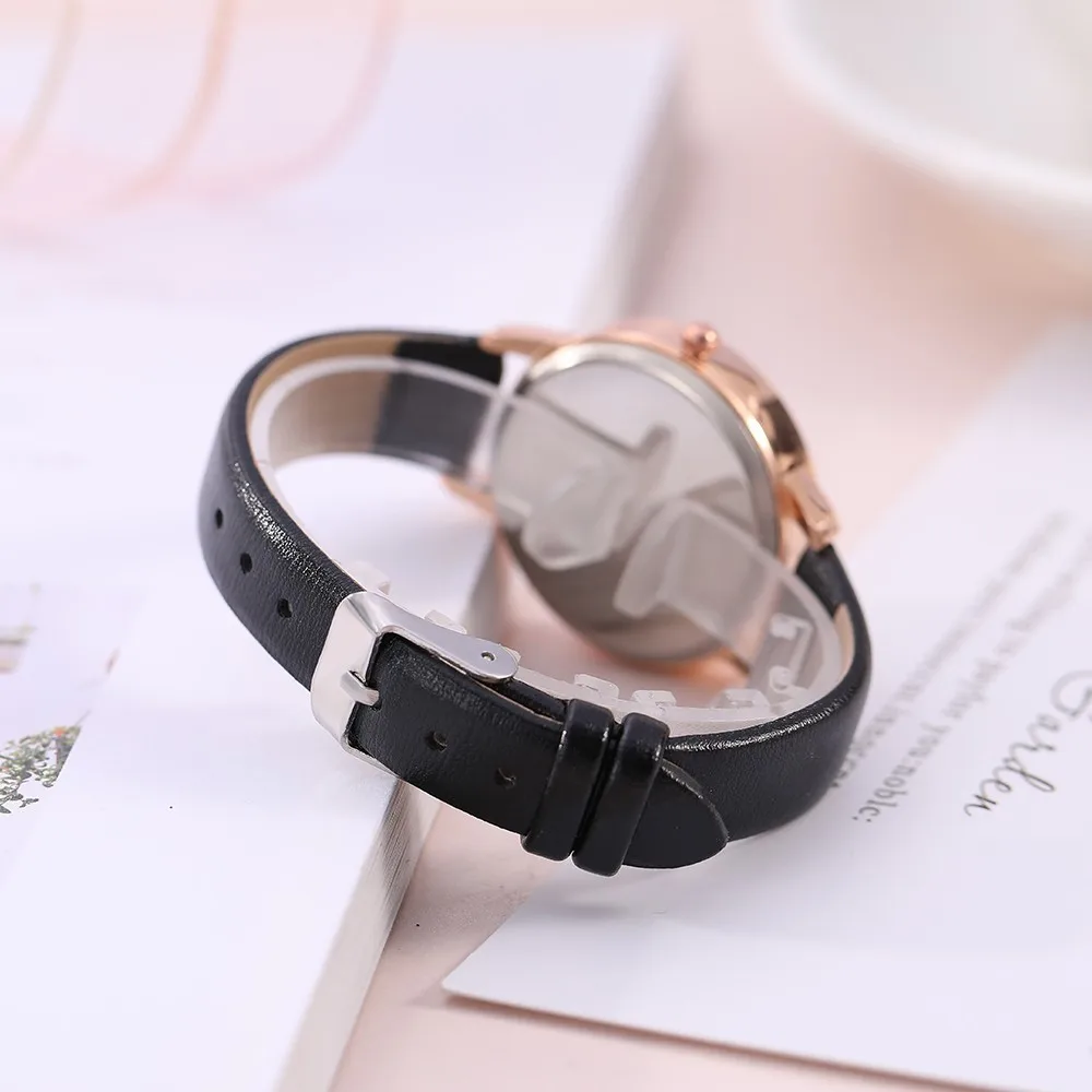 Rwlogio Feminino роскошные женские кварцевые часы кожаные Наручные модные крутые