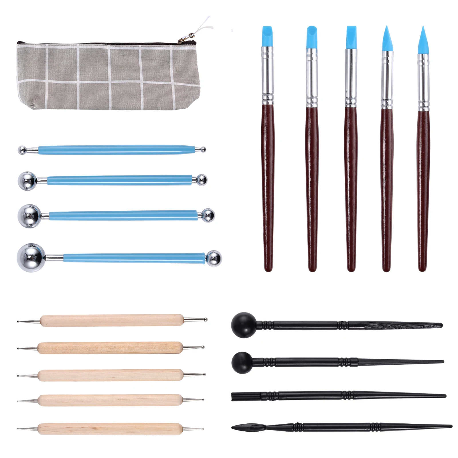 PROSTER 18 шт Керамическая глина формирующий инструмент для индентирования DIY