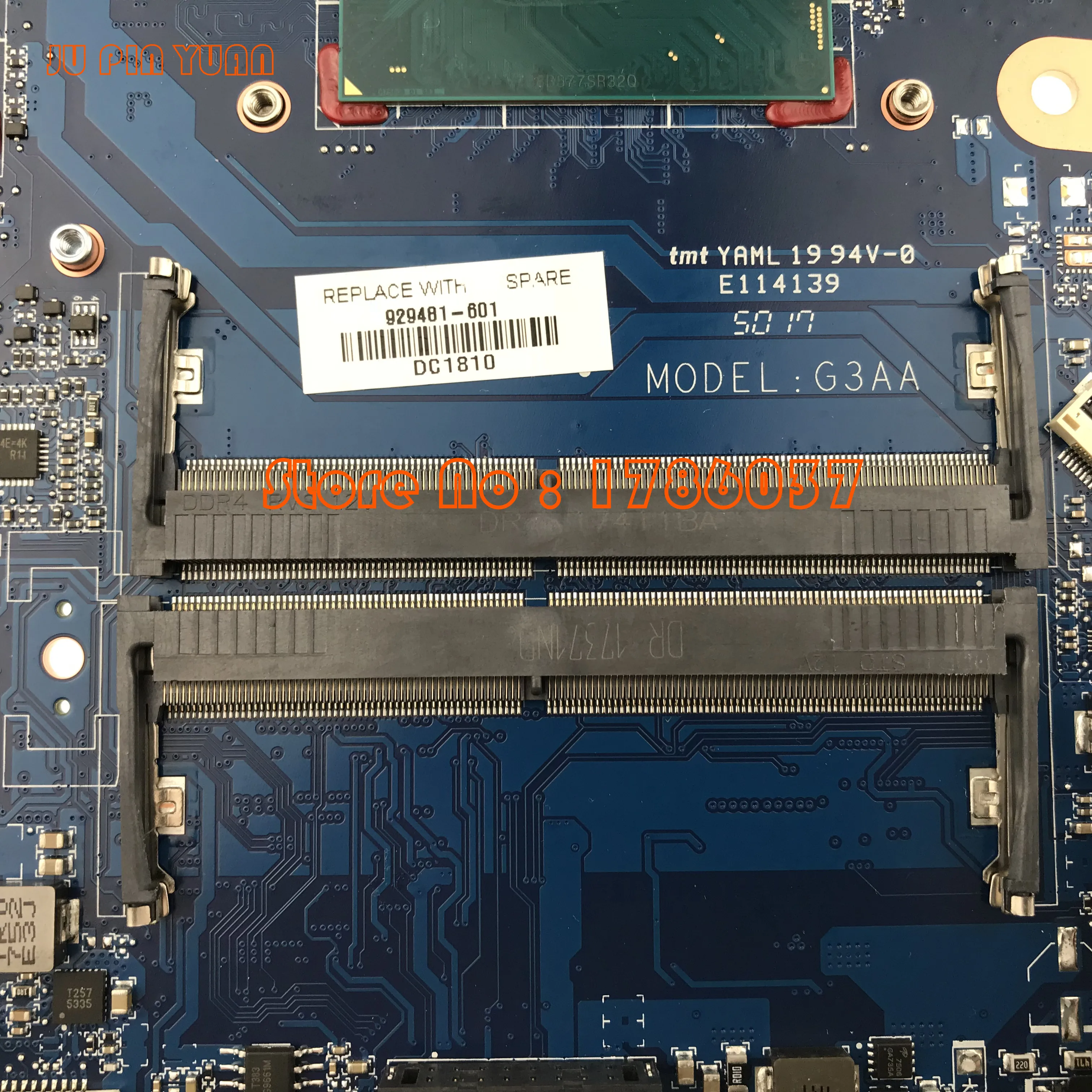 Preise 929481-001 929481-601 929481-501 DAG3AAMBAE0 Für HP Qmen TPN-Q194 15-CE 15T-CE Laptop Motherboard WithGTX1050Ti 4GB I7-7700HQ