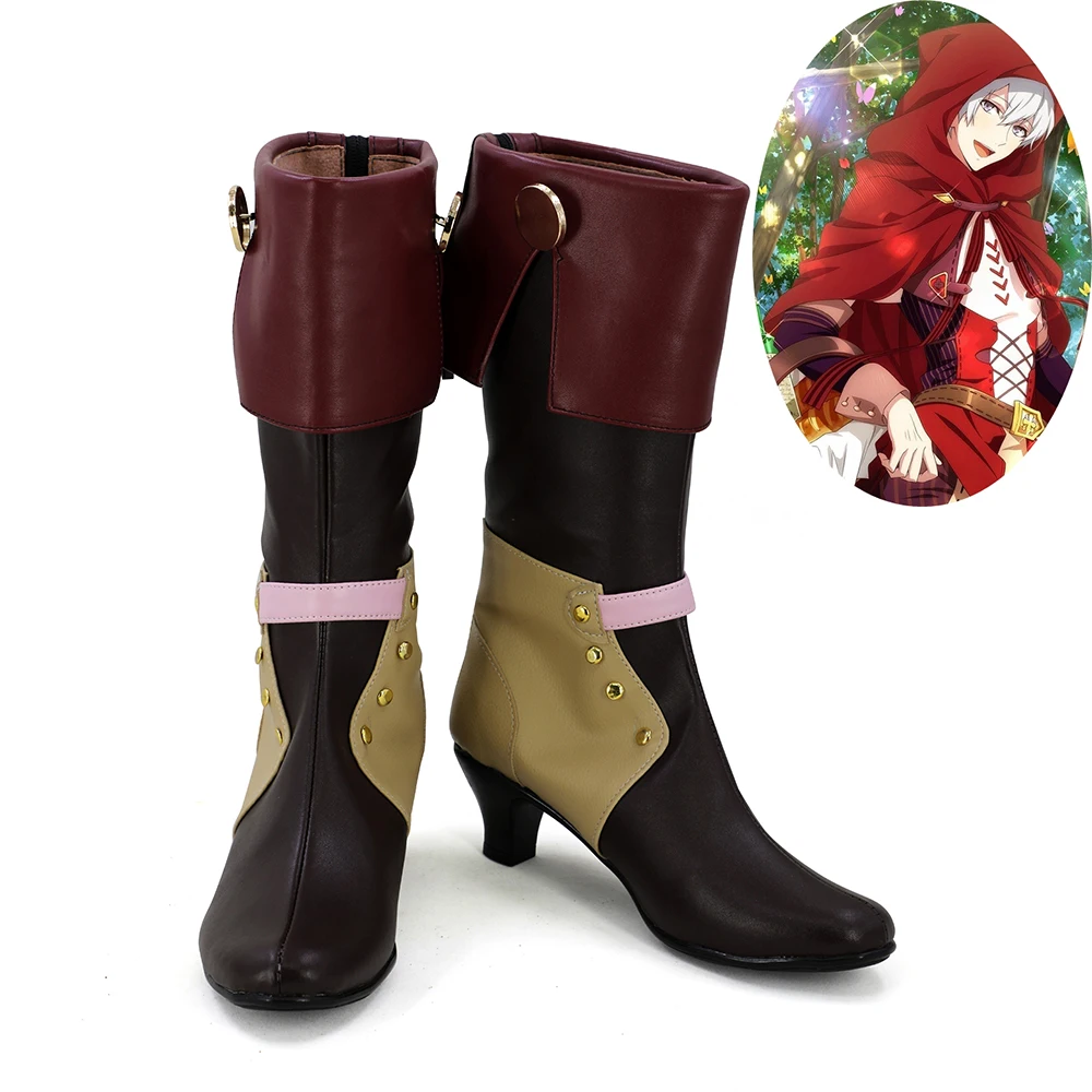 IDOLiSH 7 Sogo Osaka Little Red Riding Hood Cosplay Shoes Boots