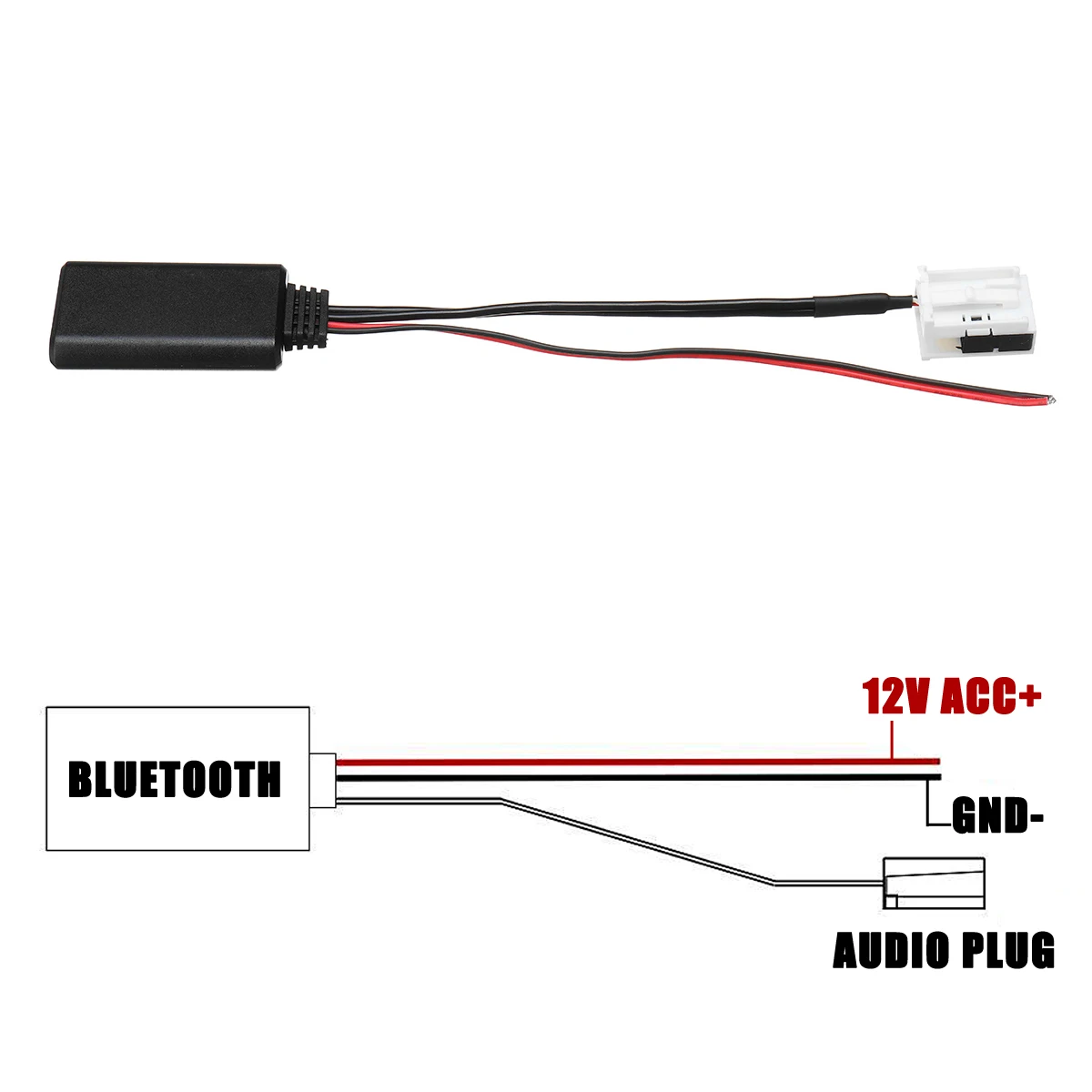 12Pin bluetooth адаптер беспроводной Радио стерео Aux кабель подключения внешнего аудио