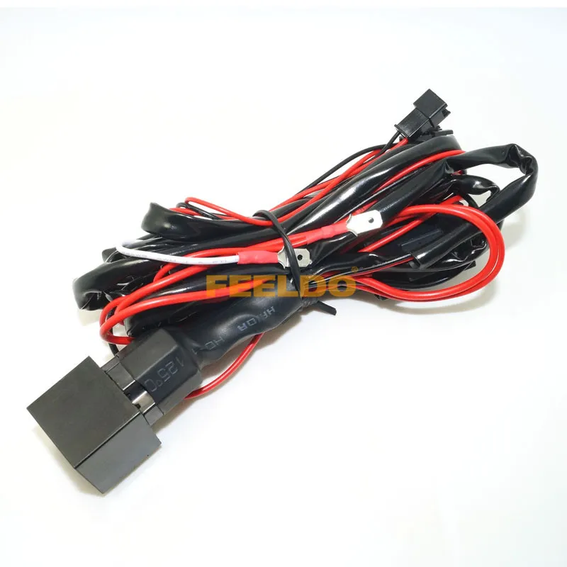FEELDO 5Pcs Relay wiring harness kit for BMW CCFL/LED angel eyes light Fade Function #MX4758 | Автомобили и мотоциклы