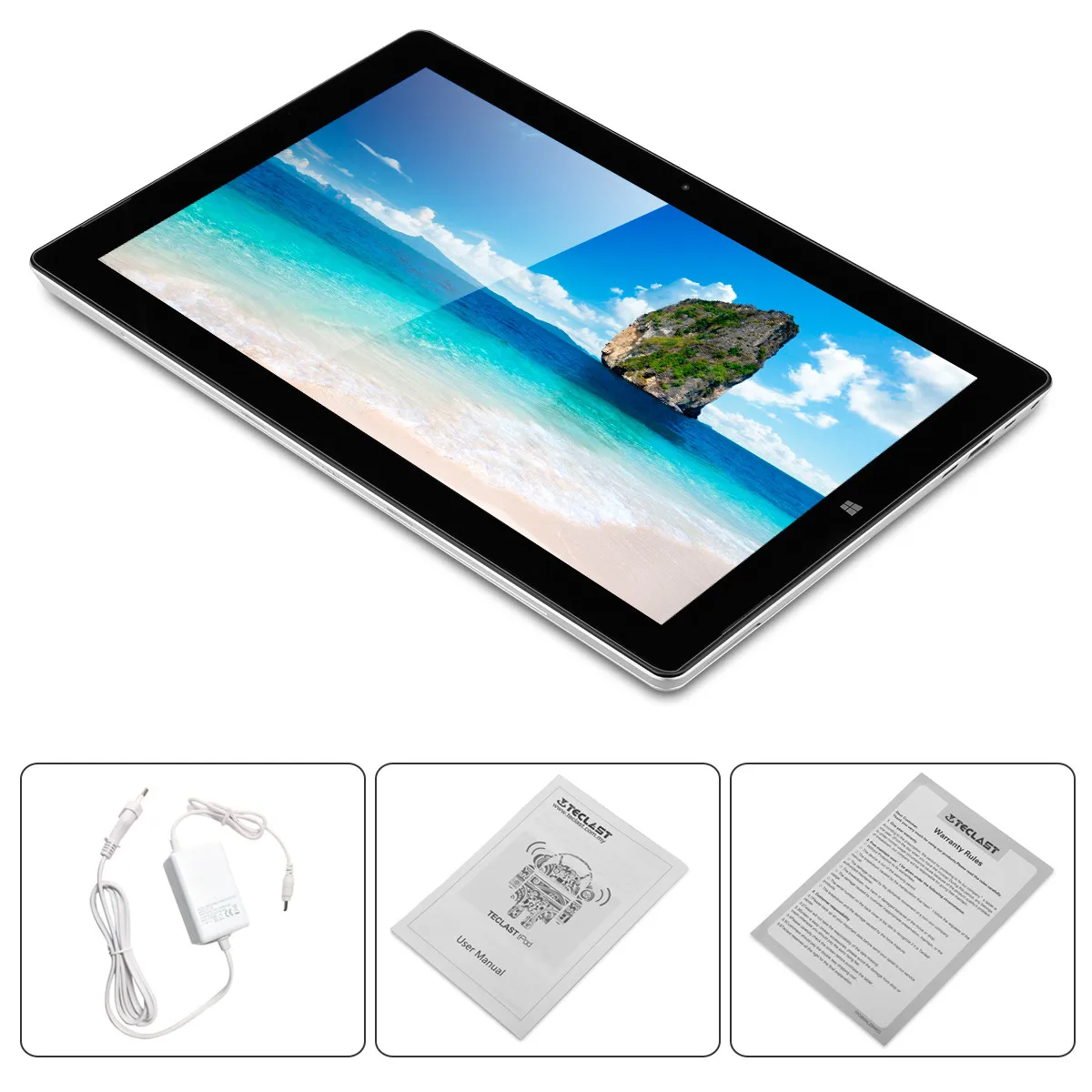 Teclast X5 Pro 12.2inch Windows 10 Tablet PC Intel Core M3-7Y30 8GB LPDDR3+240GB SSD Dual Camera WiFi BT EU Plug+Gift | Компьютеры и