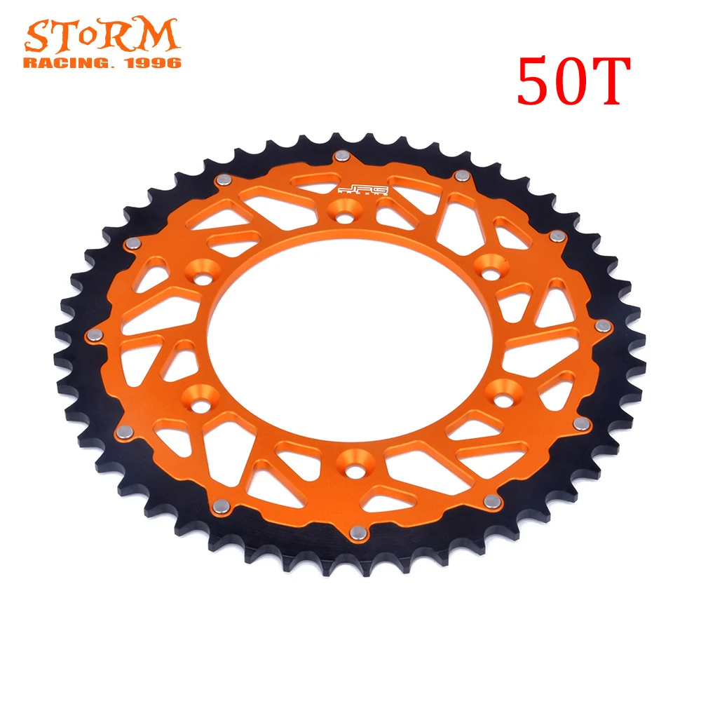 Задняя звездочка с зубцами 42 44 45 46 47 48 49 50 51 52 T для KTM EXC MX SX SXS XC MXC XCW SXF XCF EXCF XCFW 125 144 150