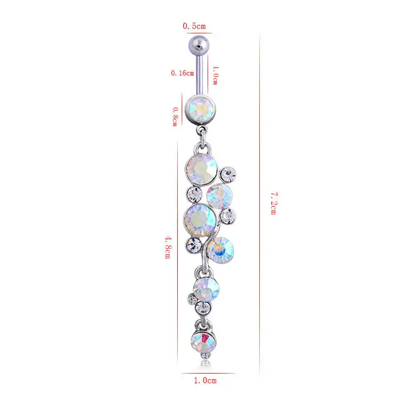 luxury long delicate Women's Rhinestone Tassels Long Pendant Ring Sexy Jewelry | Украшения и аксессуары