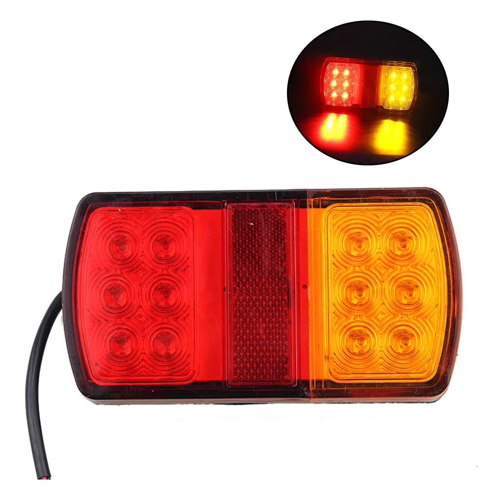 2 шт. 12 LED 10 30V боковые габаритные огни Arc индикаторные лампы для грузовика трейлера
