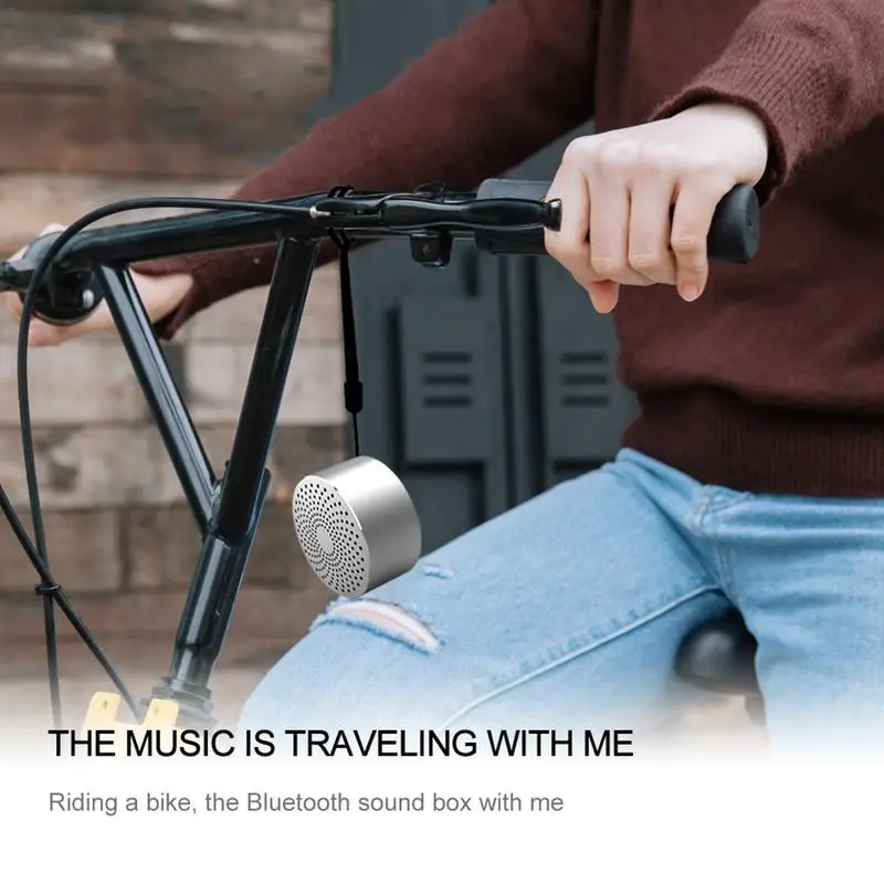 Bluetooth Динамик портативный мини-сабвуфер Беспроводной металла стереоколонка HiFi