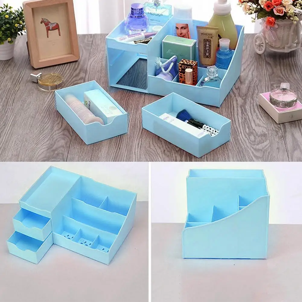 Удобный 2 ящика башня Блок хранения вытягивает Настольный ящик системы|Коробки и