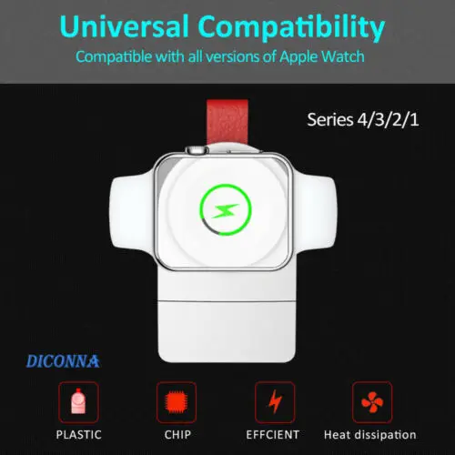 AU портативное беспроводное магнитное USB быстрое зарядное устройство для Apple Watch