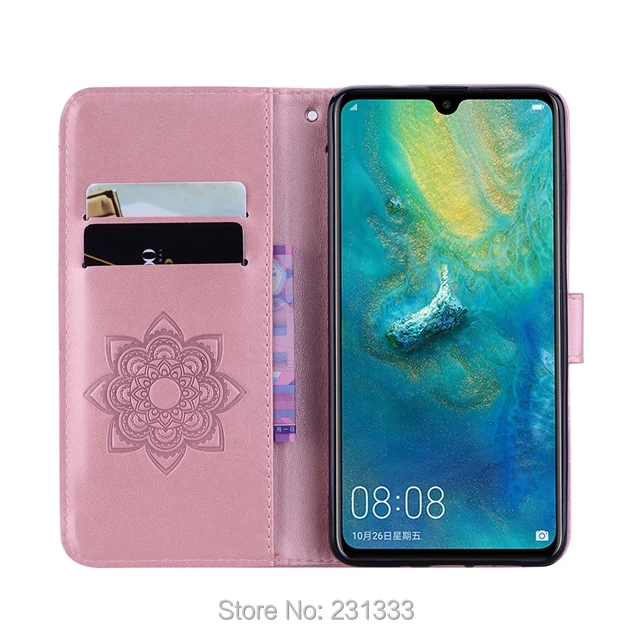 Кожаный чехол кошелек C ku с рисунком совы для Huawei Y9 2019 Mate 20 Lite Samsung Galaxy A7 2018 A9 Модный