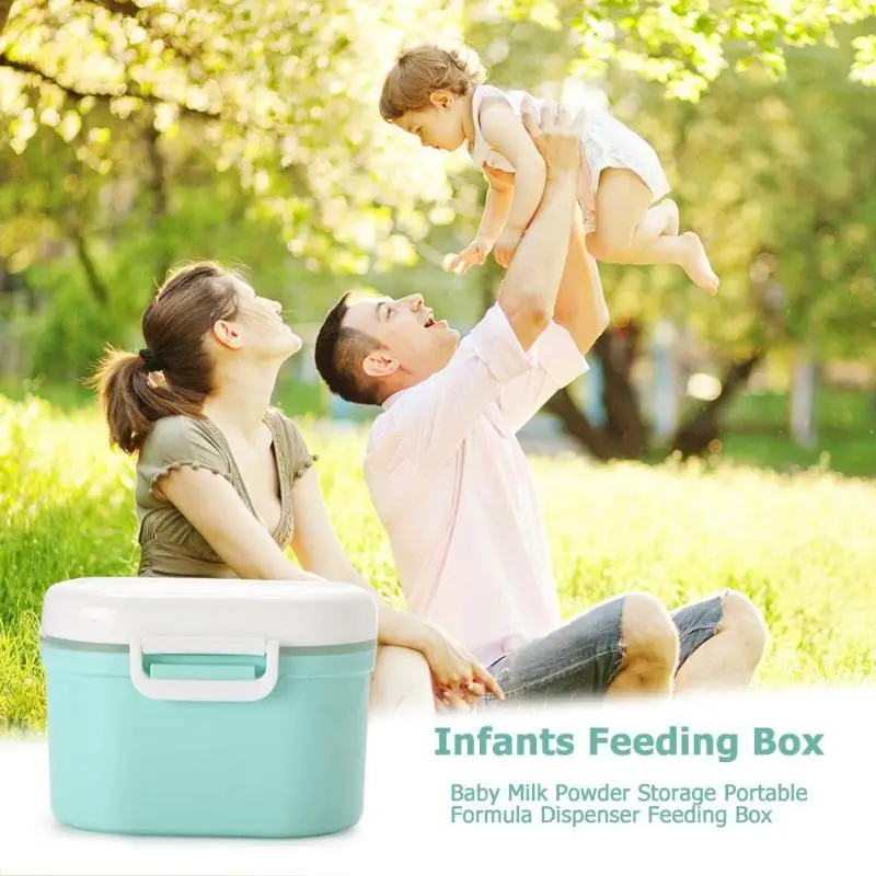 Контейнер для еды коробка кормления детей PP детское молоко порошок хранения
