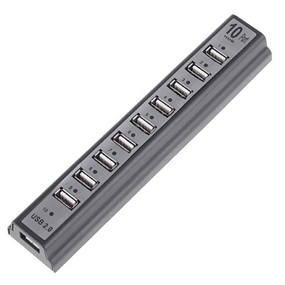 Высокоскоростной концентратор USB 2 0 10 портов|Сетевые - Цена: 593,84 руб.