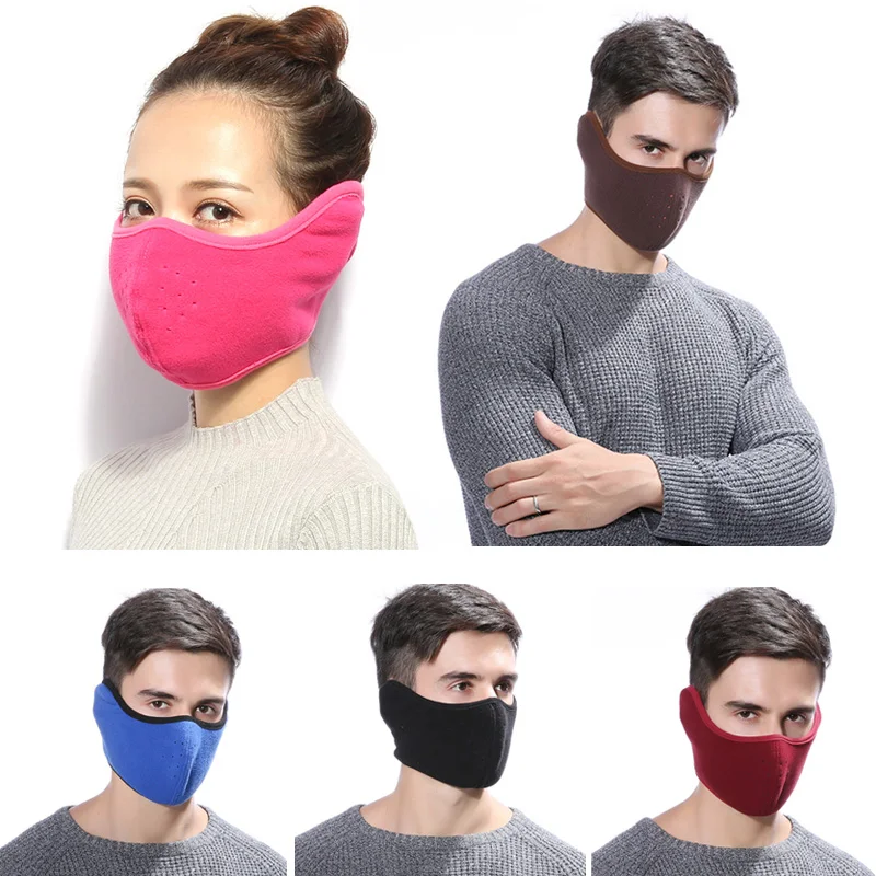 HOT-Dustproof Neoprene Neck Warm Half Face Mask Winter Sport Accessories Windproof Bike Bicycle Cycling Snowboard Outdoor | Спорт и