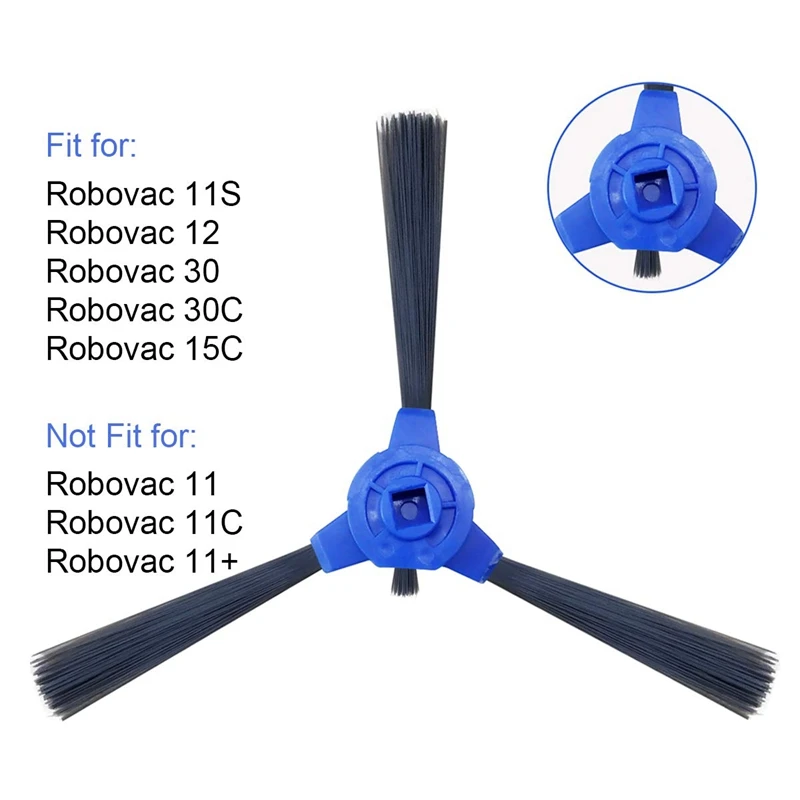 15 Pieces Replacement Accessories Kit For Eufy Robovac 11S 30C 15C 30 Accessory Robotic Vacuum Cleaner | Бытовая техника