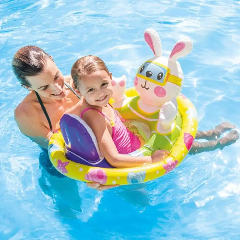 Summer Cartoon Animals Swimming Ring Child Baby Pool Seat Toddler Float Aid Training Water Fun Circle | Игрушки и хобби
