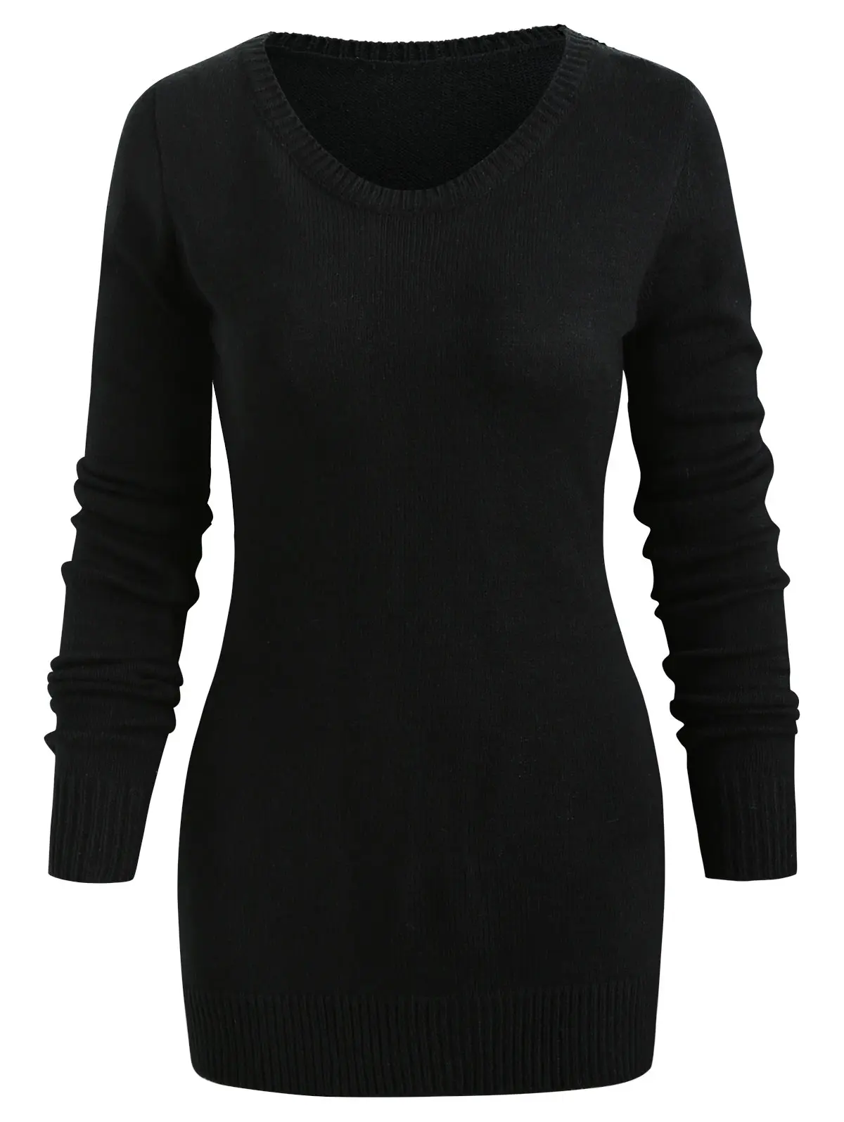 Wipalo Pullover Sweater Women Buttons Crew Neck Long Sleeve With Striped Scarf Winter New Fashions Ladies Tops Clothing | Женская одежда