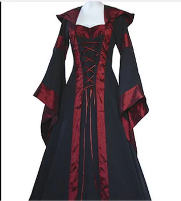 

Hot Renaissance Women Costume Medieval Maiden Fancy Cosplay Over Dress halloween costumes for women Victorian Dress Costume