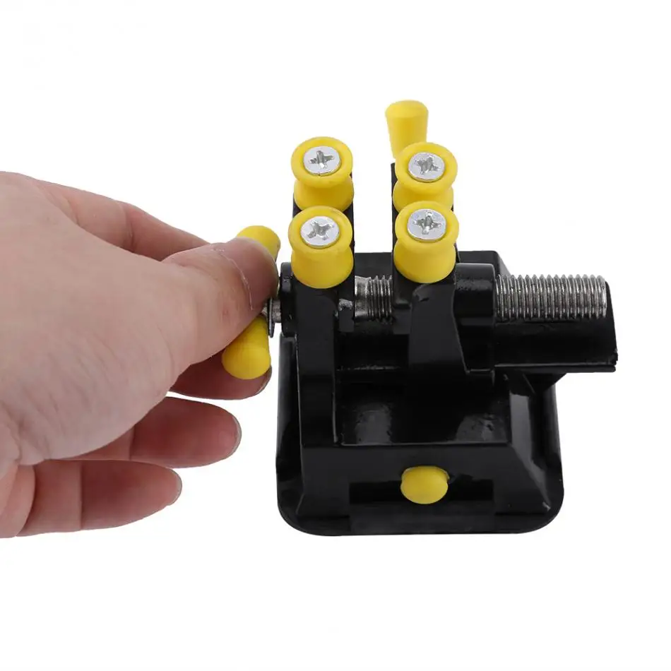 Mini Vise Hobby Table Craft Jewelry Clamp Vice Repair Tool with Suction Bottom 50mm Jaw Opening High Quality | Инструменты