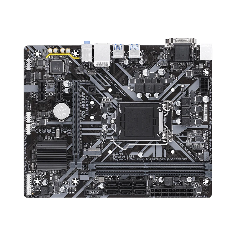 Материнская плата GIGABYTE B360 S1151 MATX B360M D2V|Материнские платы| |