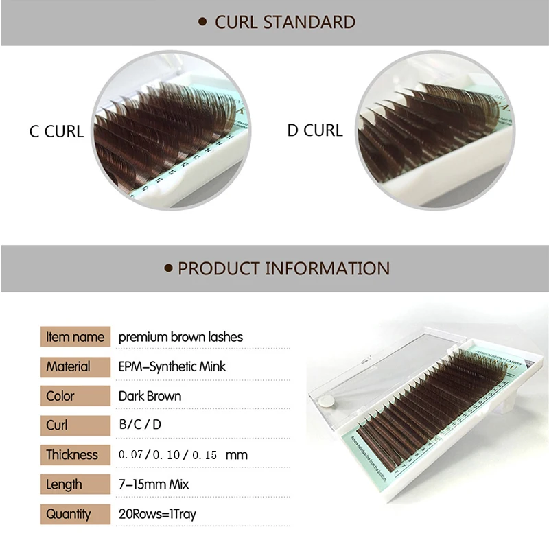 Ресницы индивидуальные из искусственной норки для наращивания 7-15 мм | Красота и