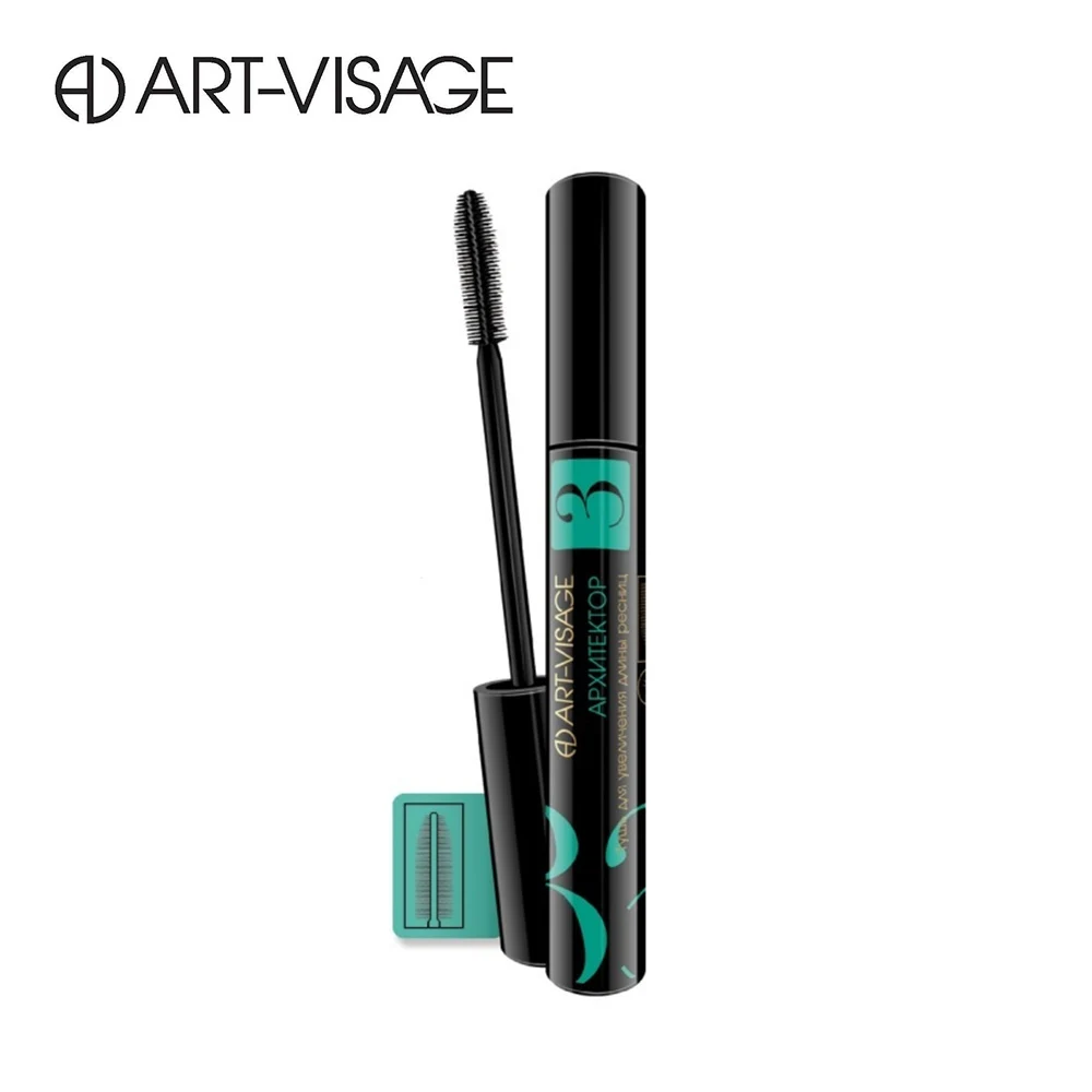 Бренд Art-Visage тушь для ресниц водоСТОЙКАЯ Rimel 3d наращивания Черный утолщающие