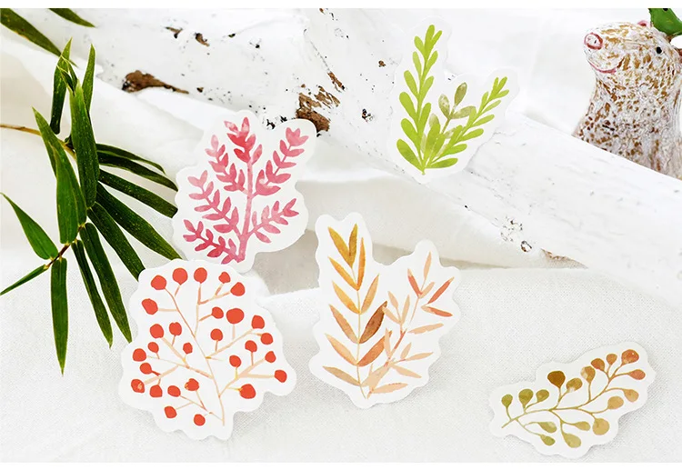 45 шт Цветочные наклейки Набор Декоративные BUJO DIY ежедневник