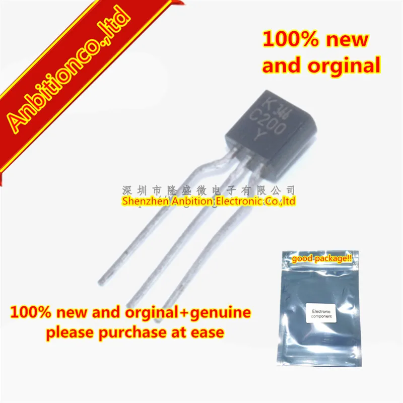 

10pcs 100% new and orginal C200 KTC200-Y TO-92 in stock