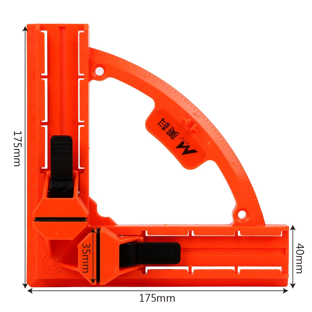 

DIYWORK Glass Fish Tank Clamp 90-Degree Right Angled Clip Picture Frame Clip Woodwork Frame Corner Clamp Hand Tool