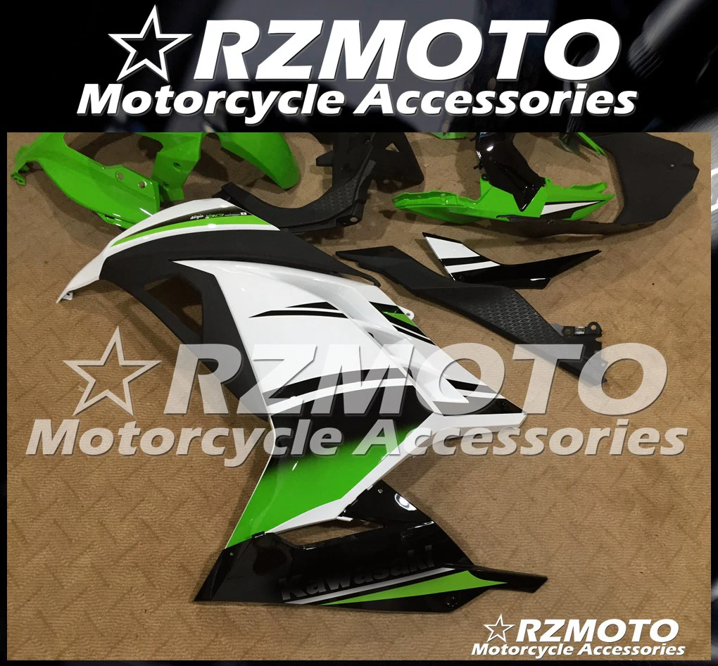 ABS обтекатель кузова комплект пригодный для Kawasaki Ninja300R 13 14 15 16 17 Ninja250R EX250 EX300 2013 2014