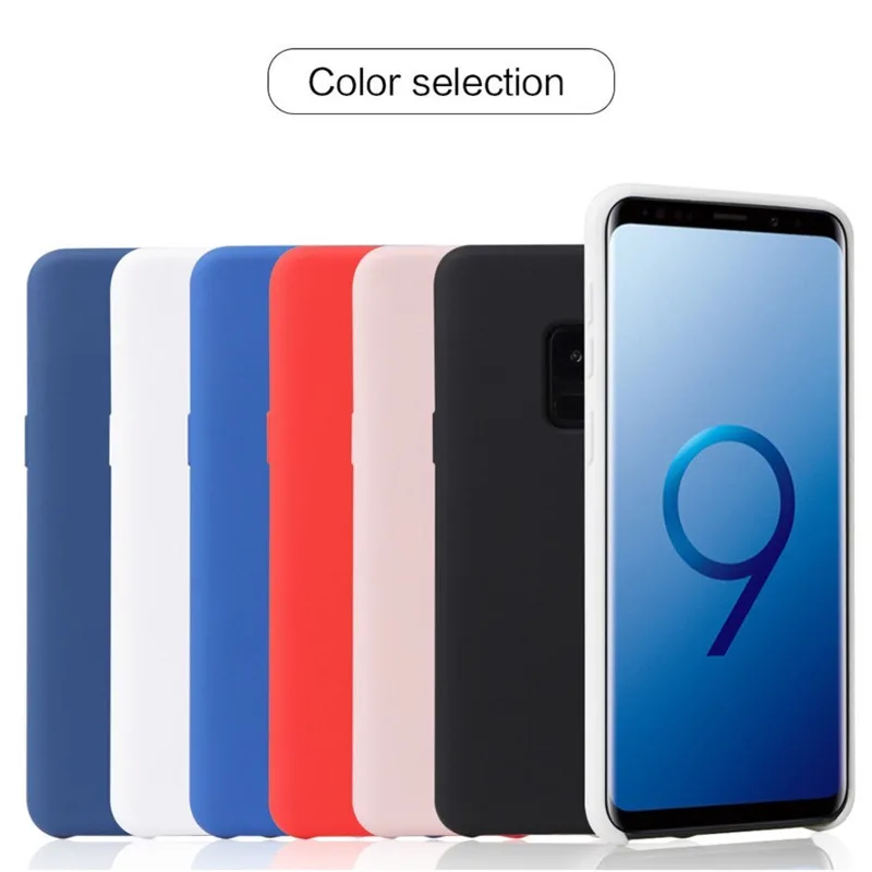 Официальный силиконовый чехол Buluby для Samsung Galaxy S9 S8 Plus Мягкая силиконовая задняя
