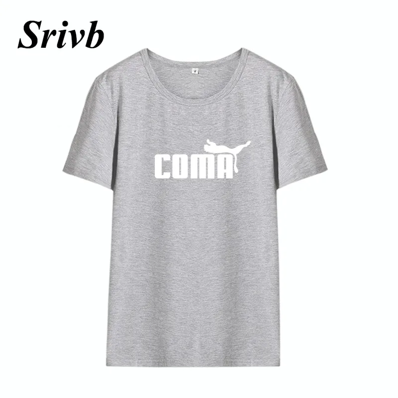 Srivb Кома панк рок Tumblr женская футболка Harajuku плюс размер хипстер хип-хоп летняя |