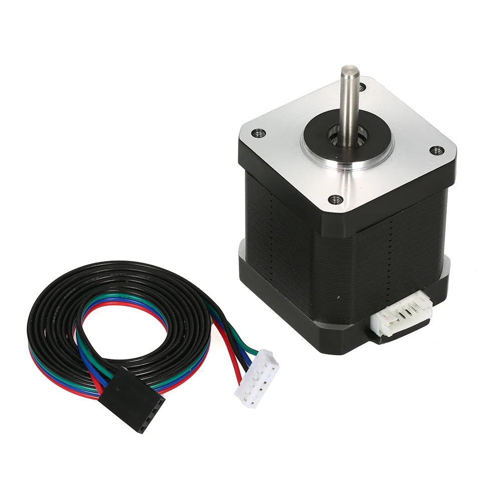 Шаговый двигатель Nema 17 48 мм 5 шт. шаговый 42BYGH 1.8A 52N. См 4 питающих провода для