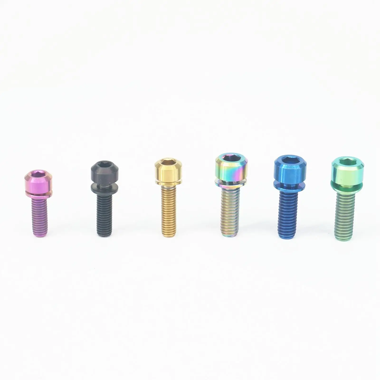 

LOT 2 M5 M6 Thread Length 14mm/16mm/18mm/20mm/30mm GR5 Titanium Hex Screw Column Head Bolts