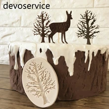 Форма для выпечки тортов DIY границы силиконовые формы Дерево