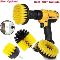 3pcs power scrubber brush set for bathroom drill scrubber cleaning cordless drill attachment kit power scrub brush dorpshipping
