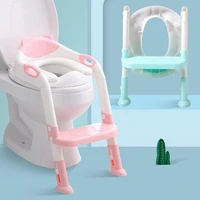 folding infant potty seat urinal backrest training chair with step stool ladder for baby toddlers safe toilet potties