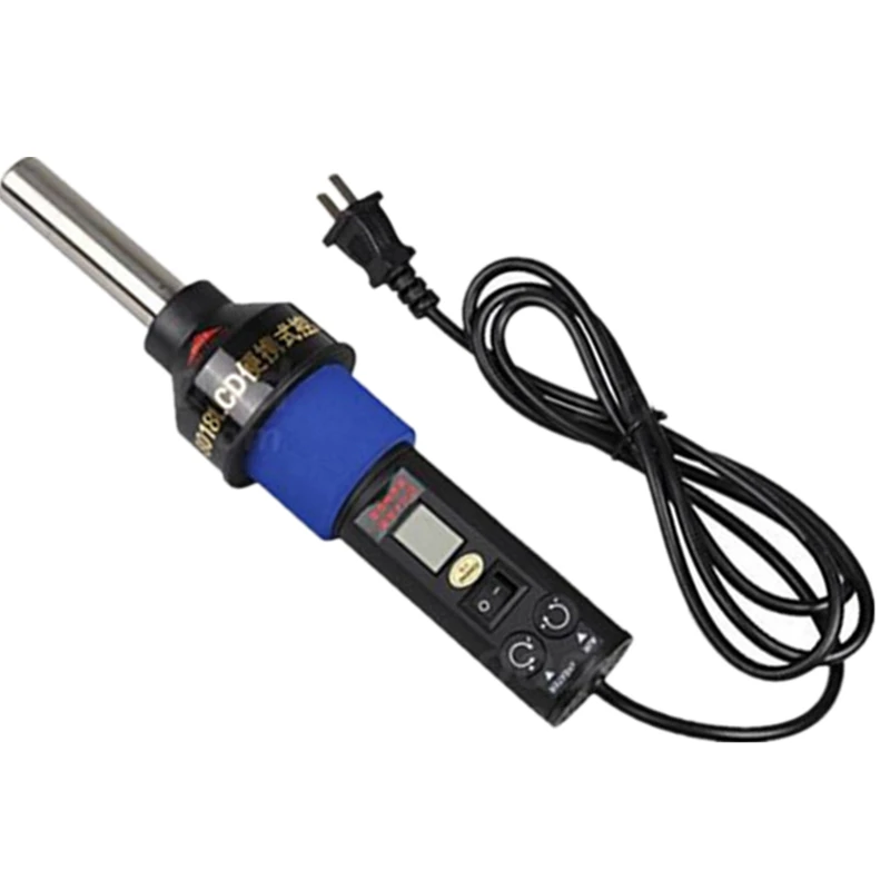 8018LCD 110V US Plug 450 градусов LCD регулируемый электронный тепловой горячий воздух
