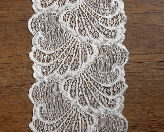 4 yards/lot white black 17 cm width Elastic Lace Trim Ribbon Fabric DIY Crafts Sewing Supplies Stretch Decoration Accessories | Дом и сад
