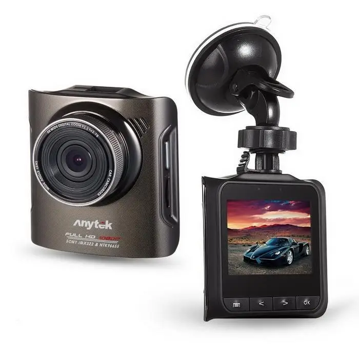 Anytek A3 Видеорегистраторы для автомобилей Камера 2 4 ''ltps Full HD 1080p тире g сенсор