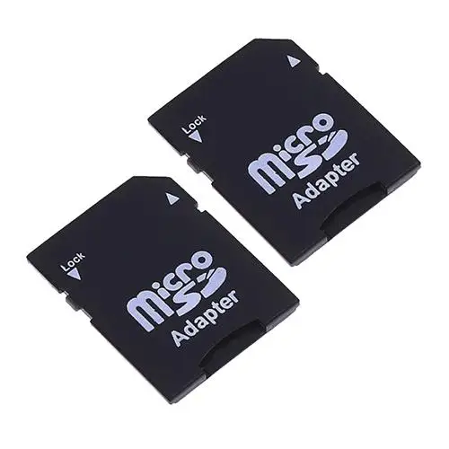2 шт. популярный Micro SD трансфлэш TF к SDHC карта памяти Адаптер преобразует в sd