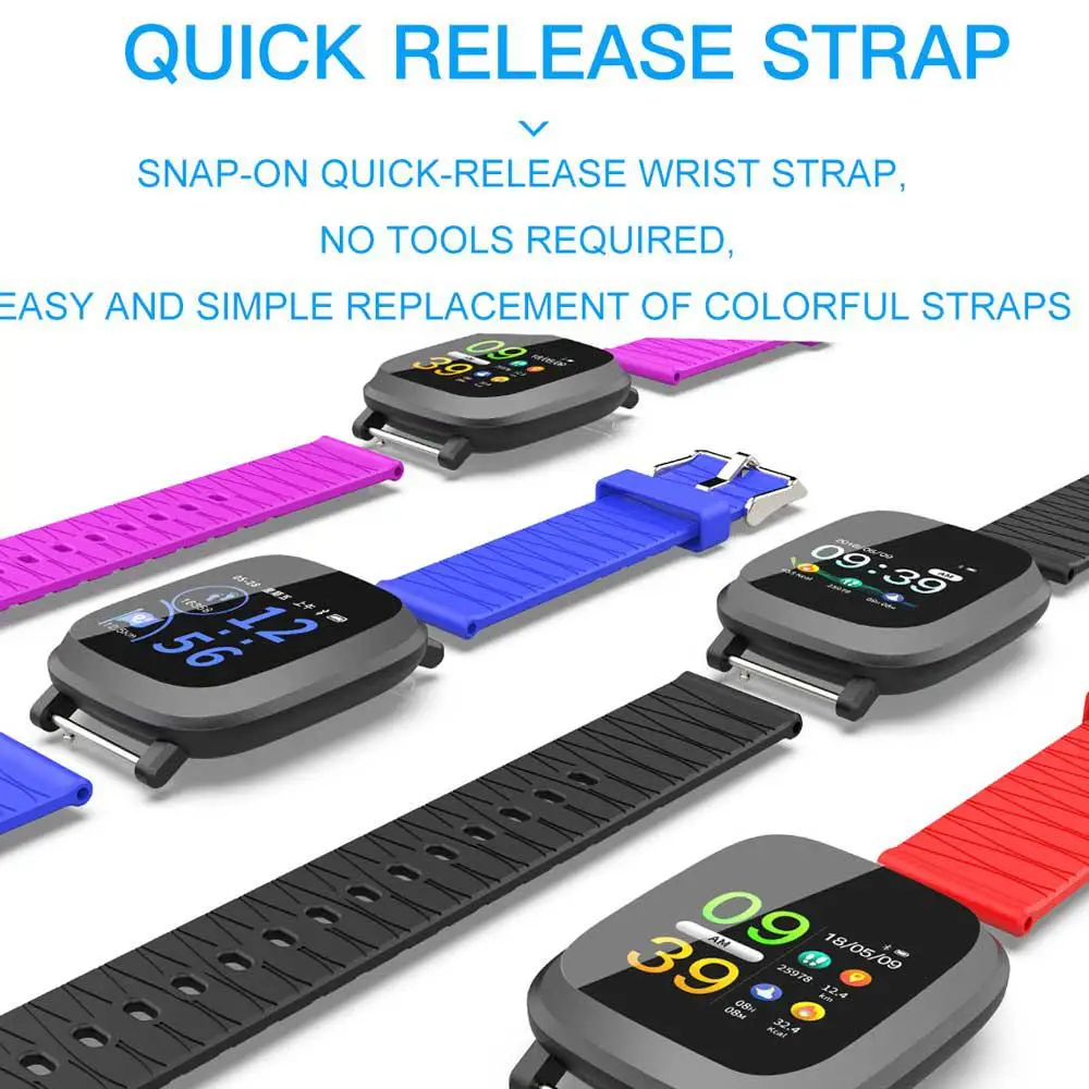 M30 Smart Watch Activity Tracker With Heart Rate Monitor Blood Pressure Fitness Compatible For IOS/Android | Электроника