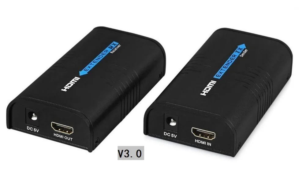 1x2 HDMI по IP удлинитель 1 Отправитель 2 приемник через Cat5e Cat6 передатчик Cat5 к UTP LAN Rj45