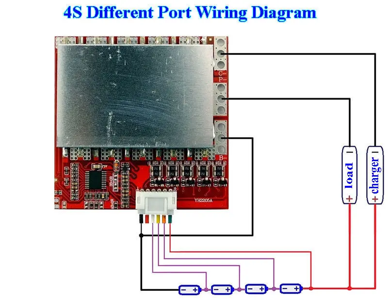 Защитная плата DYKB 3S защитная BMS для литиевых литий ионных полимерных