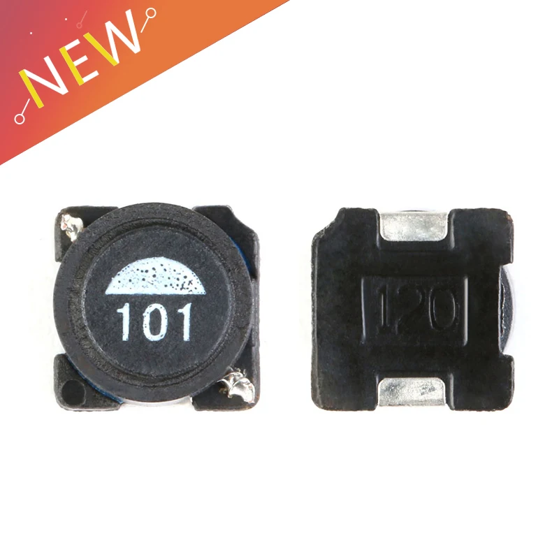 10 шт./лот SMD силовой Индуктор 6*6*2 8 20% мкГн погрешность а SLF6028T 101MR42 PF чиповый