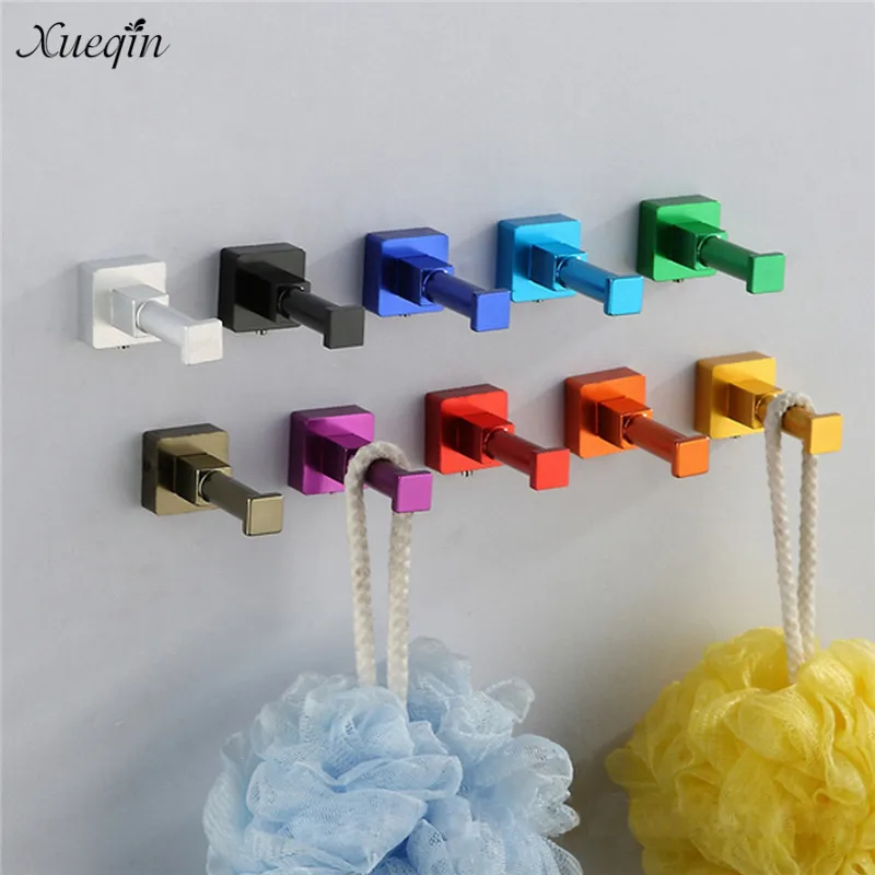 Настенная вешалка для одежды 1 шт. различные цвета Алюминиевые крючки пальто